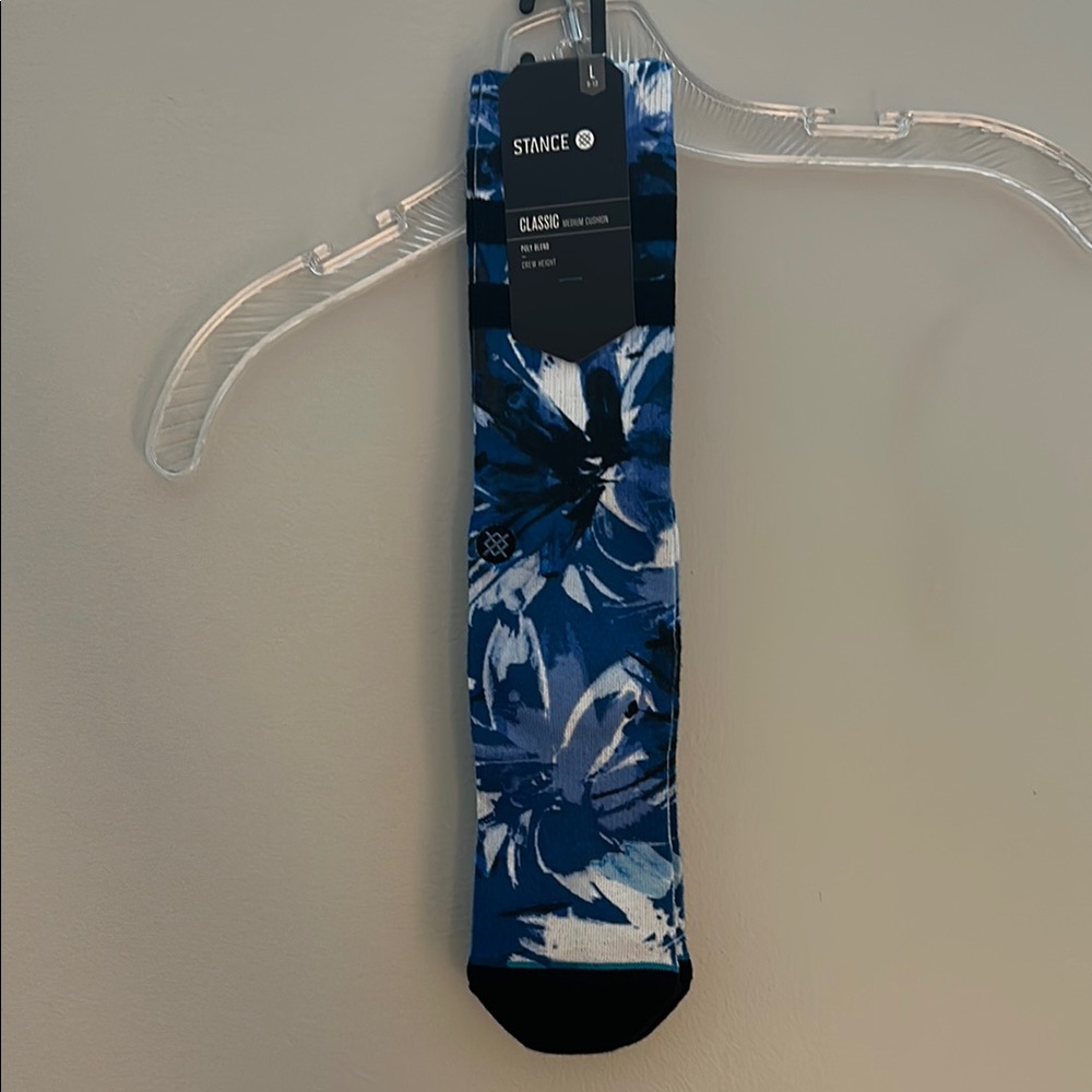 Stance Casual Socks Blue and Black